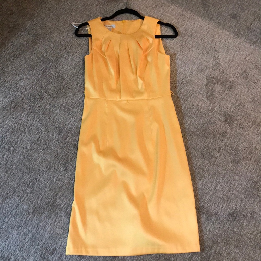 Dress barn Mustard Dress